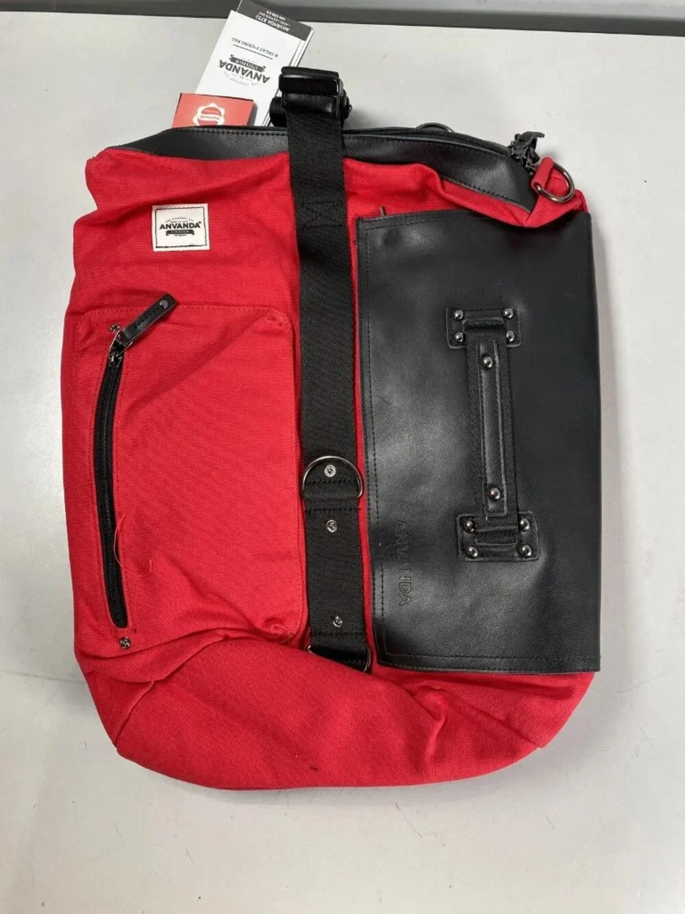 Anvanda a Great Freakin Bag Large Red/Black